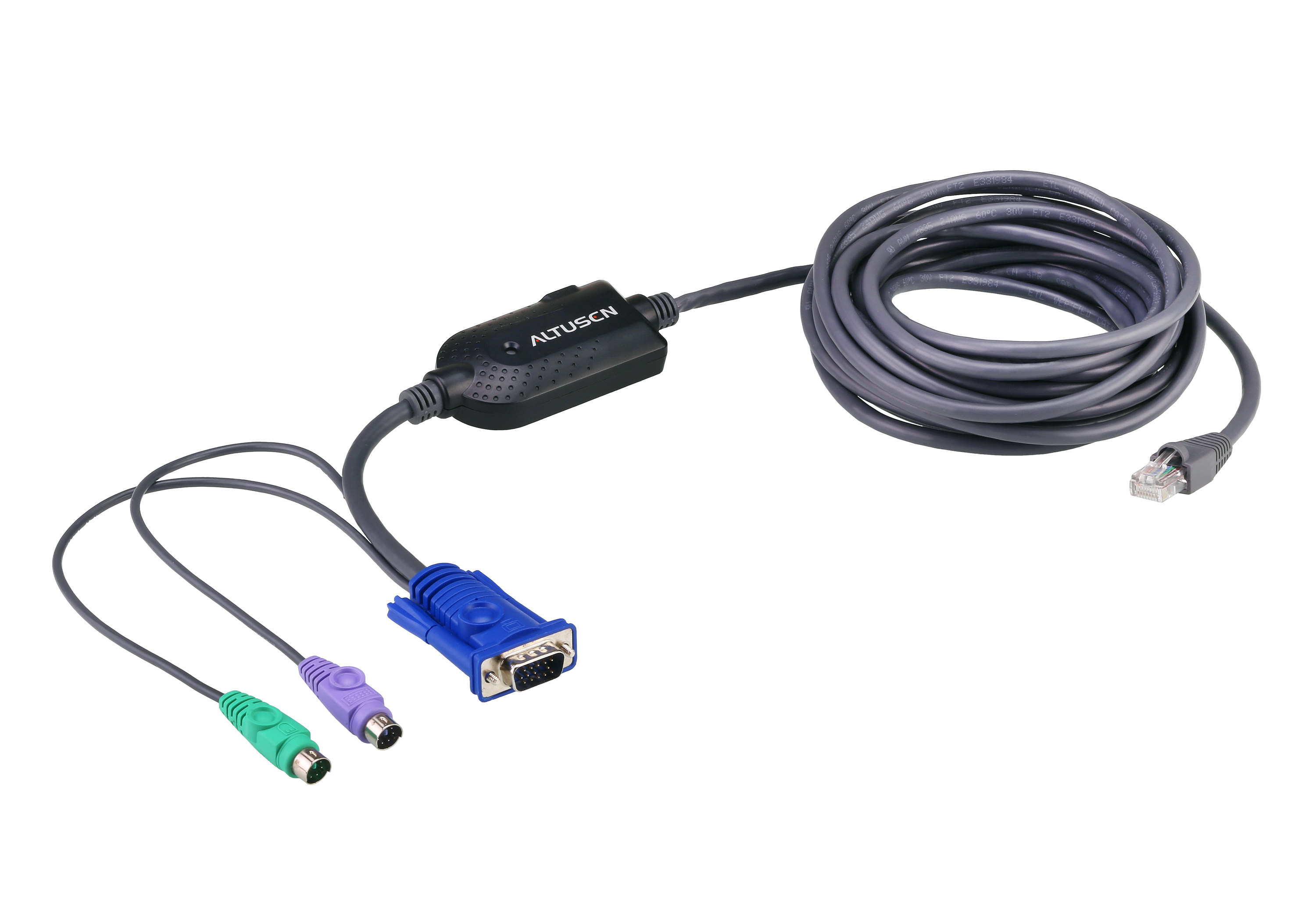 ATEN KA7920 kvm адаптер PS/2 VGA кабель 5M - фото