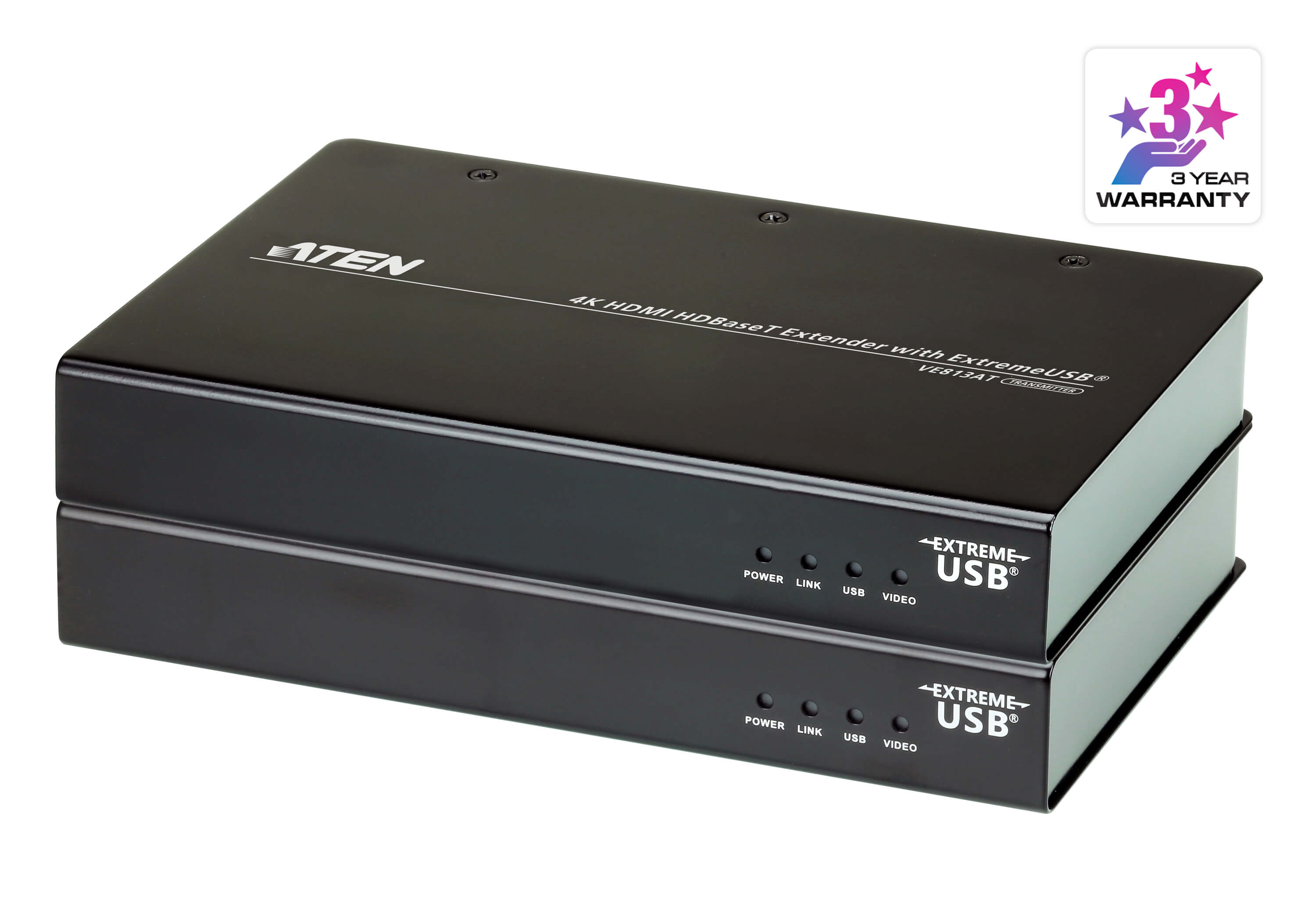 ATEN VE813A Удлинитель HDMI HDBaseT c ExtremeUSB 4K 100м - фото