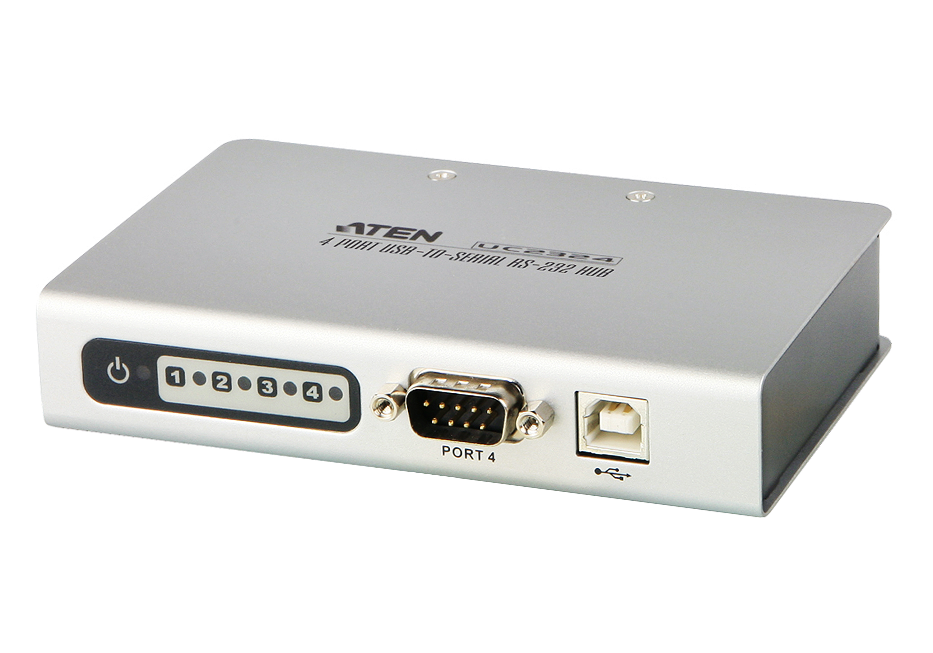 ATEN UC2324 Конвертер  USB RS232 4 порта - фото