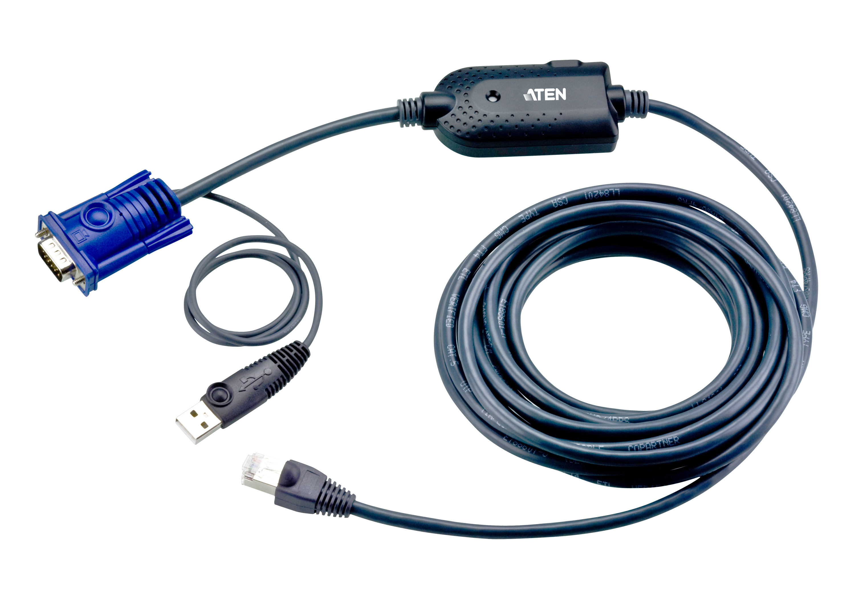 ATEN KA7970 kvm адаптер USB VGA кабель 5M - фото