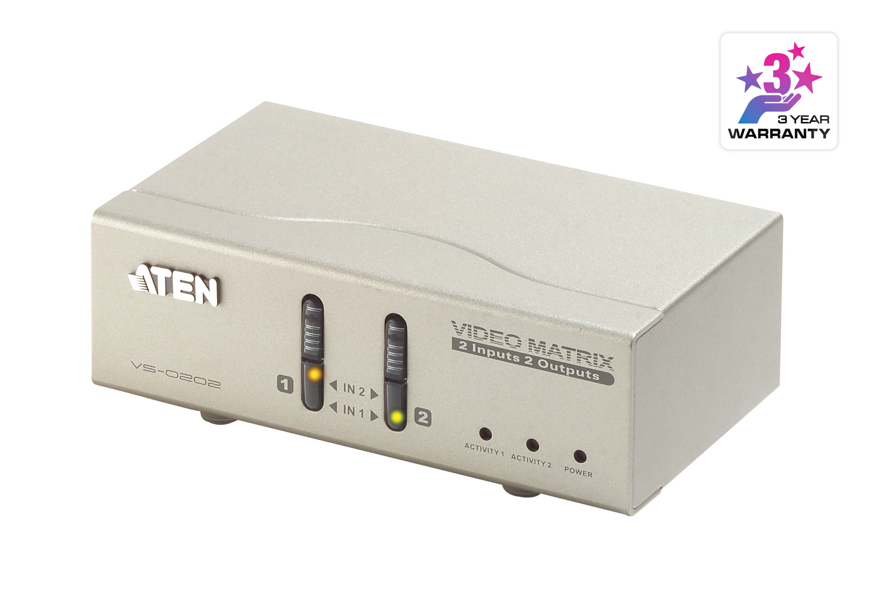 ATEN VS0202 Матричный коммутатор VGA + аудио 2х2 - фото