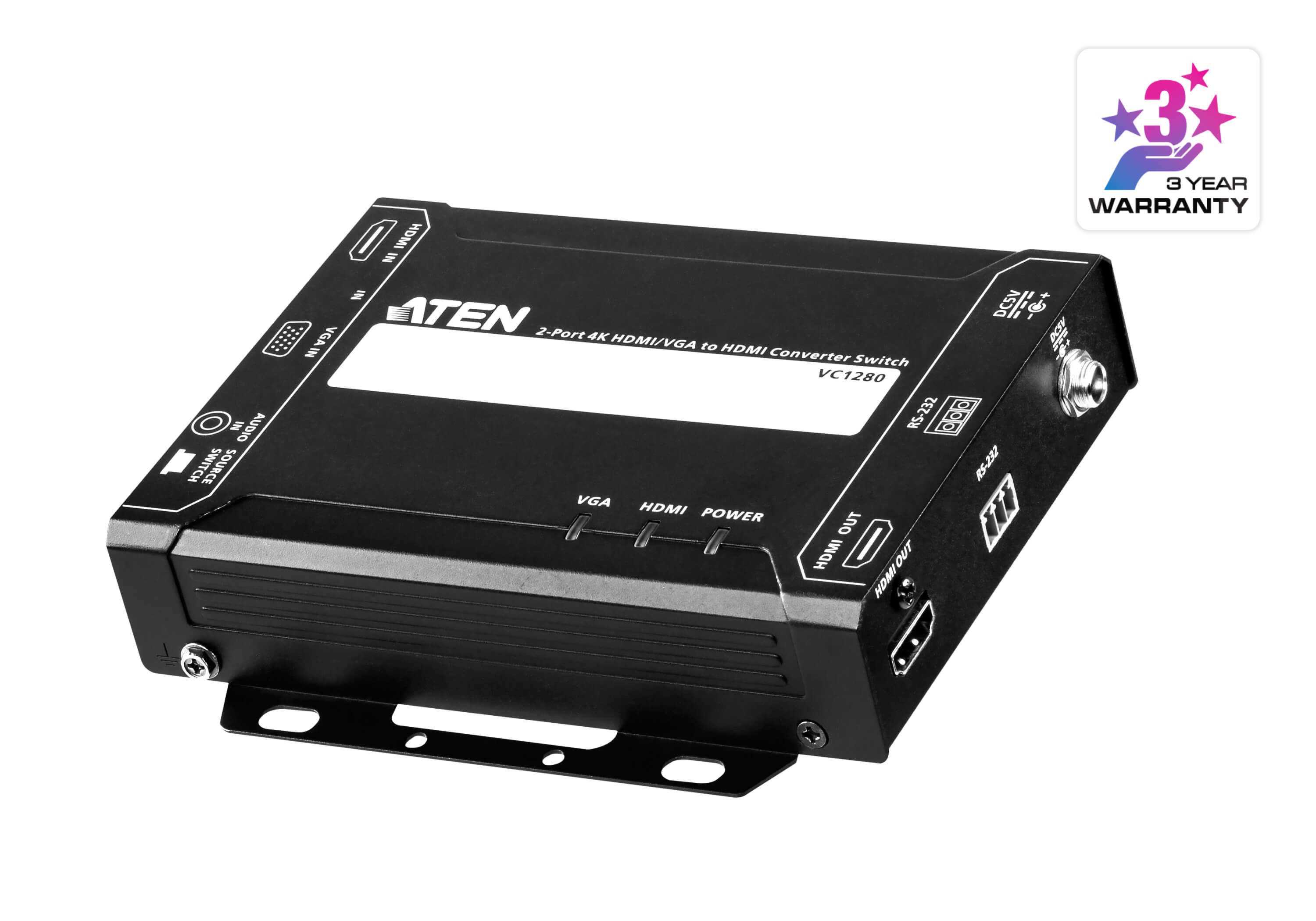 ATEN VC1280 Конвертер kvm 4K HDMI и VGA в HDMI - фото