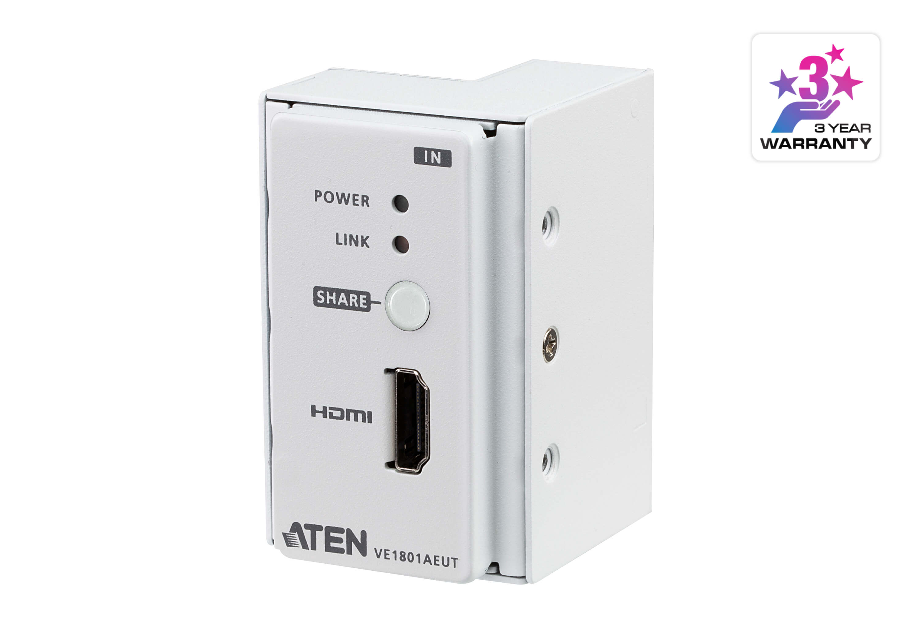 ATEN VE1801AEUT Передатчик HDMI HDBaseT-Lite PoH 4K 40м с панелью EU - фото