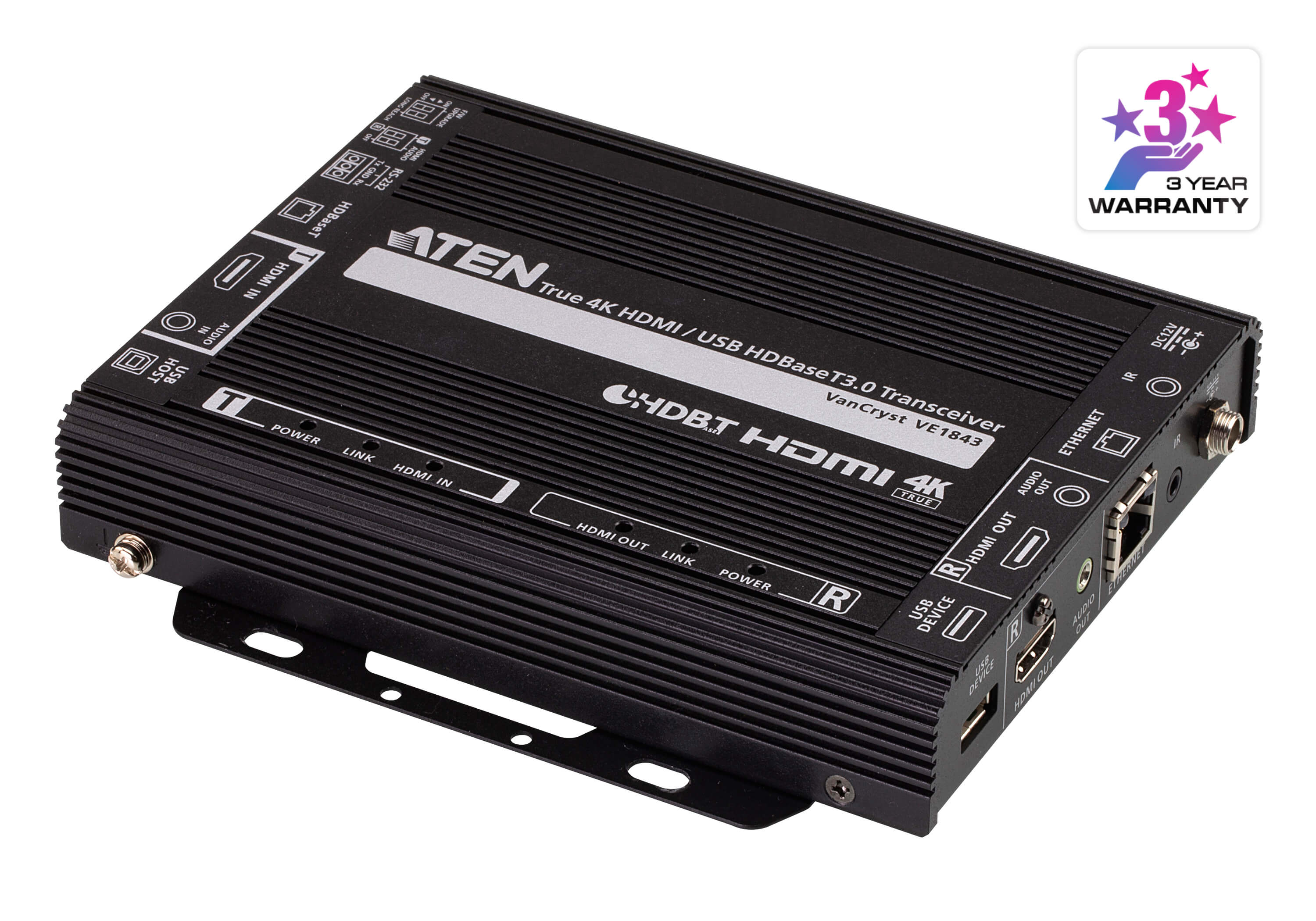 ATEN VE1843 HDBaseT 3.0 True 4K HDMI-передатчик с USB - фото