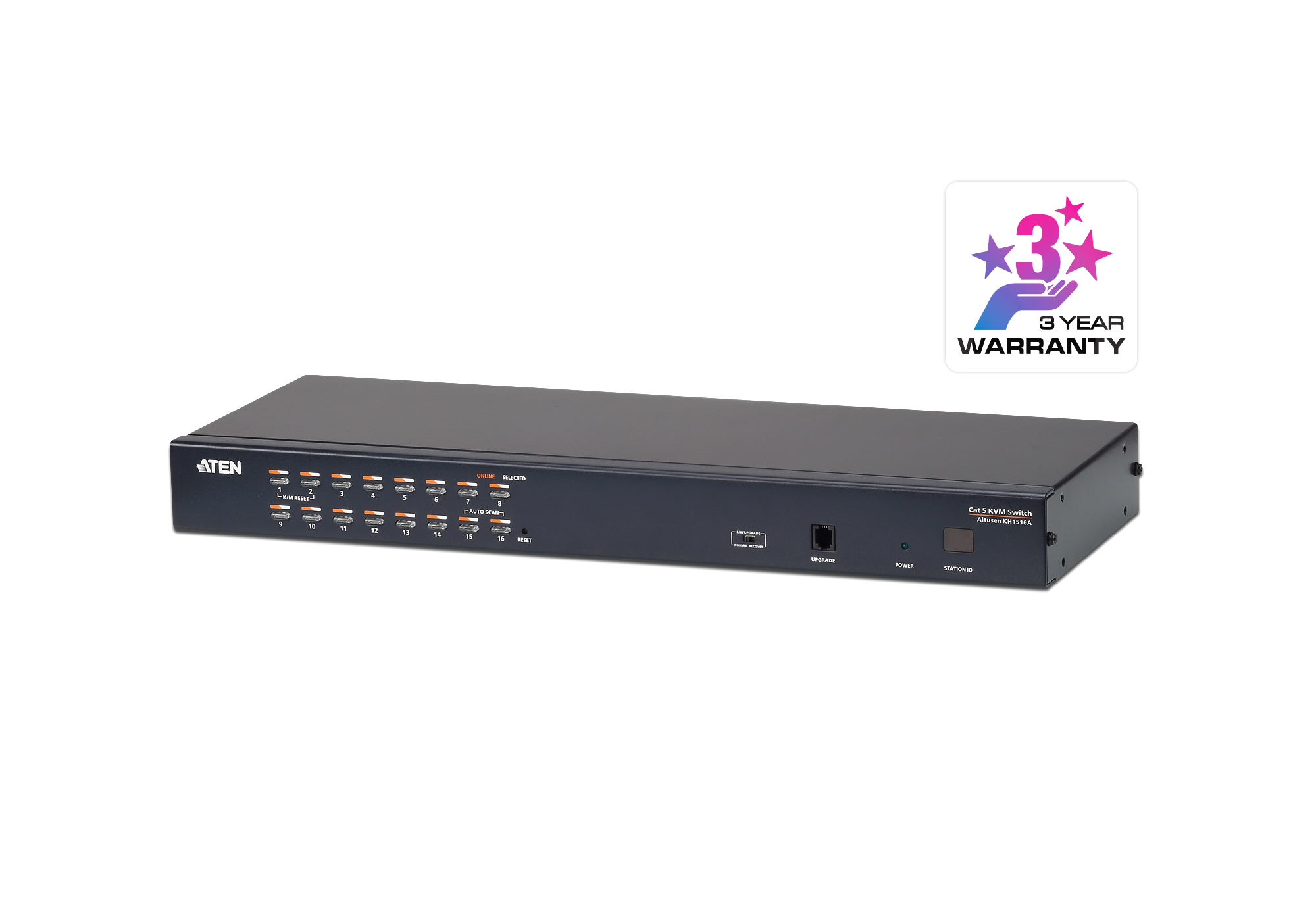 ATEN KH1516A kvm переключатель DisplayPort HDMI DVI VGA по cat5 16 портов - фото