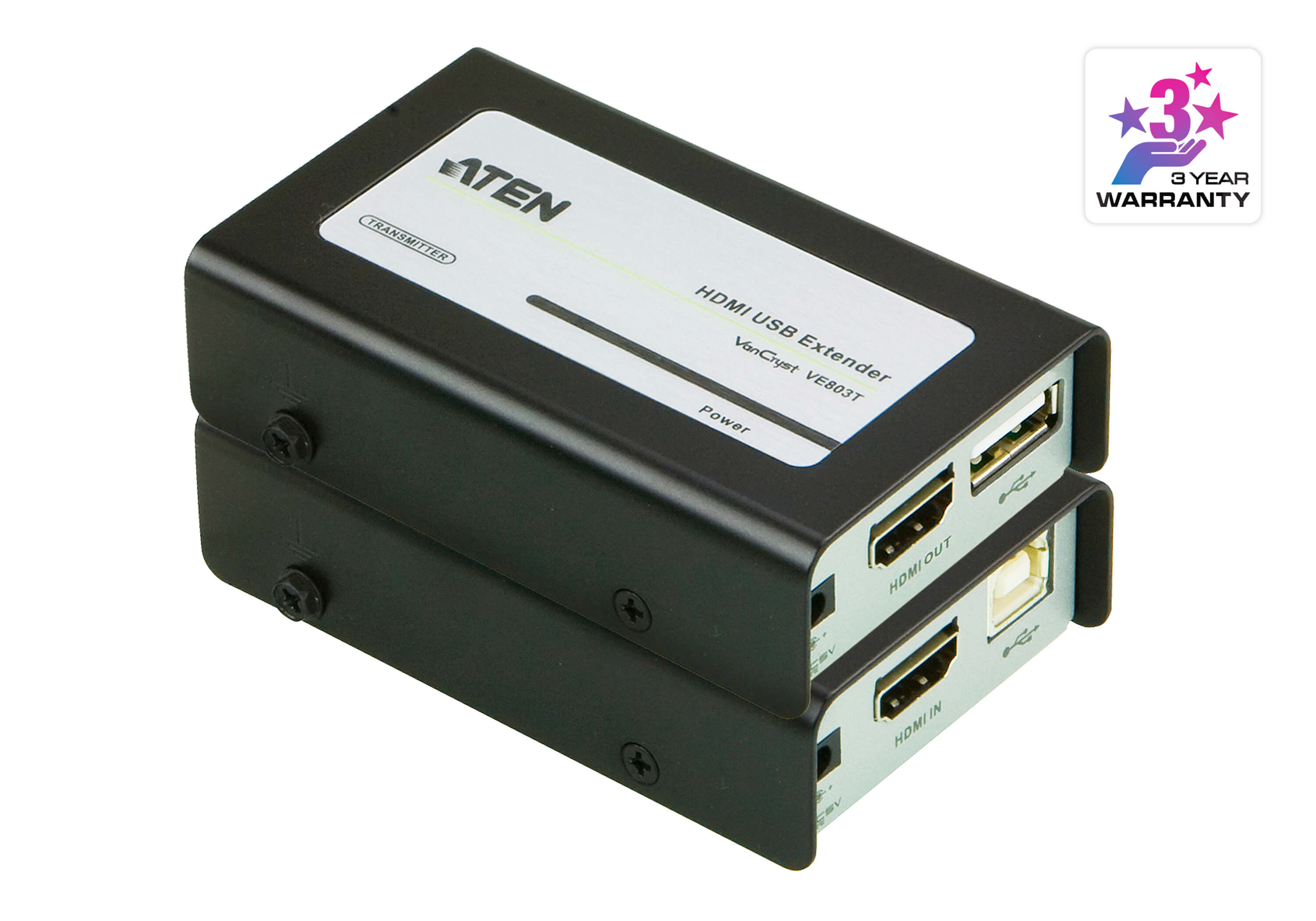 ATEN VE803 Удлинитель HDMI и USB по cat5 40м - фото