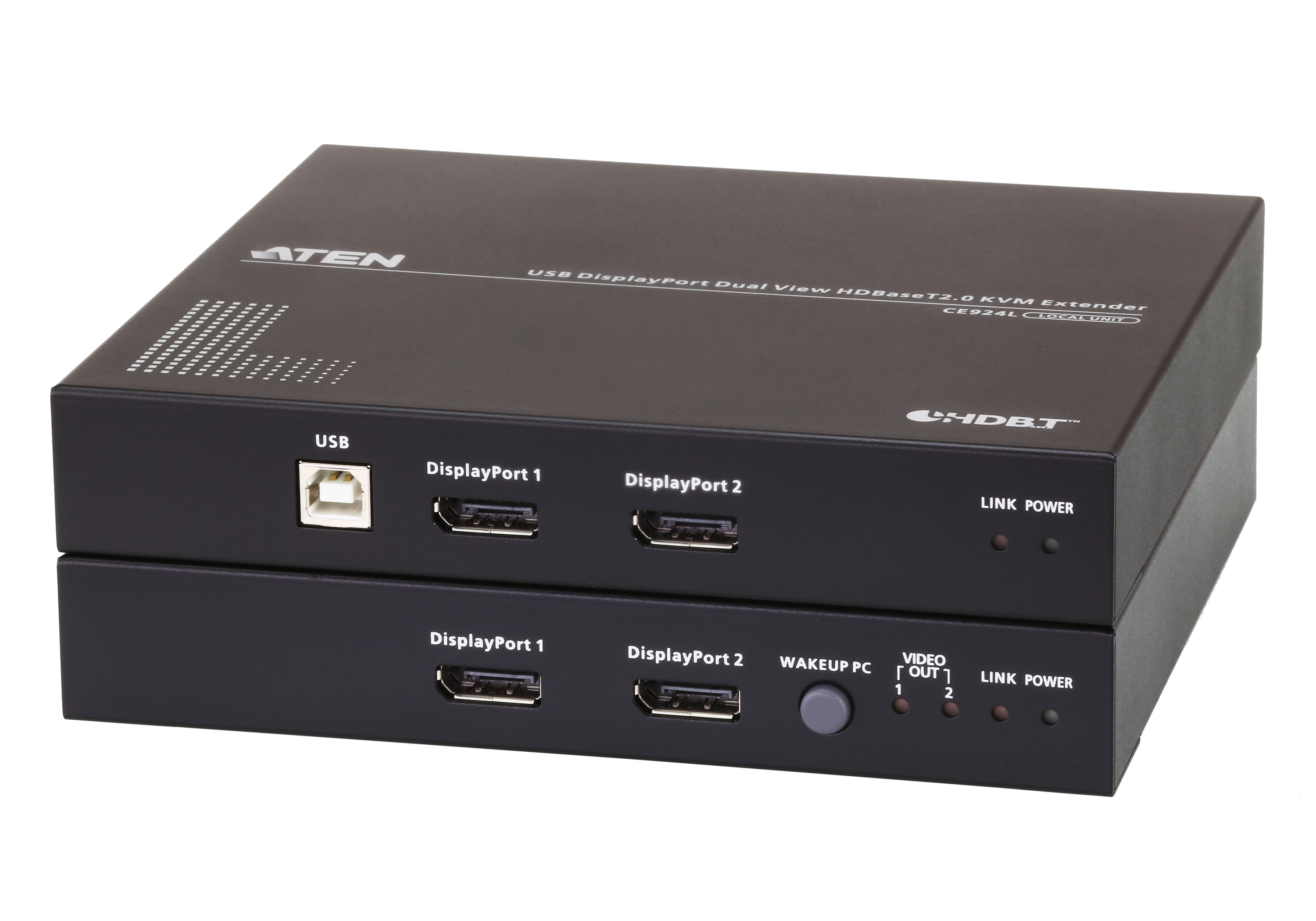 ATEN CE924 kvm удлинитель USB DisplayPort по HDBaseT с Dual View 100м - фото