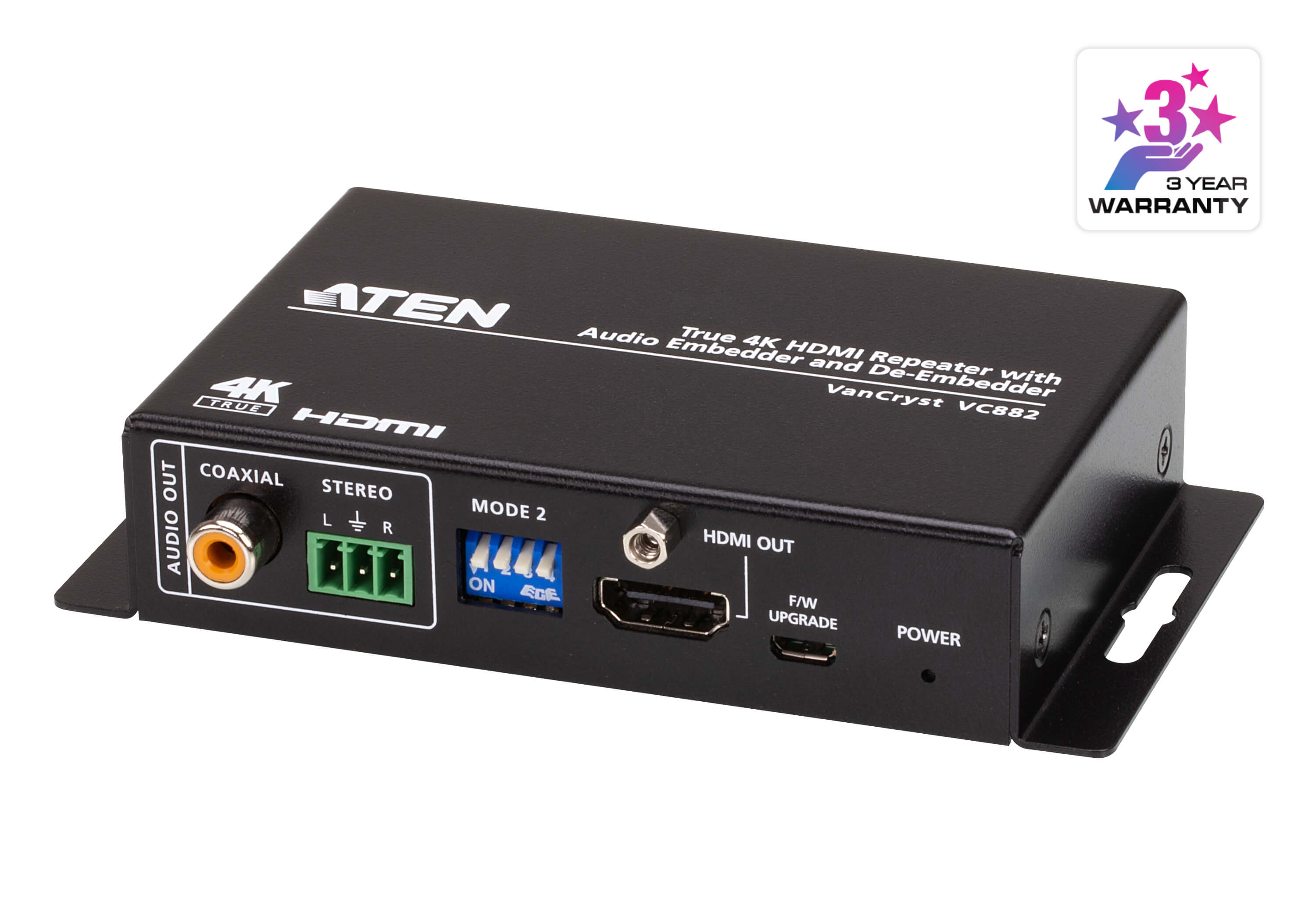 ATEN VC882 Повторитель 4K HDMI аудио - фото